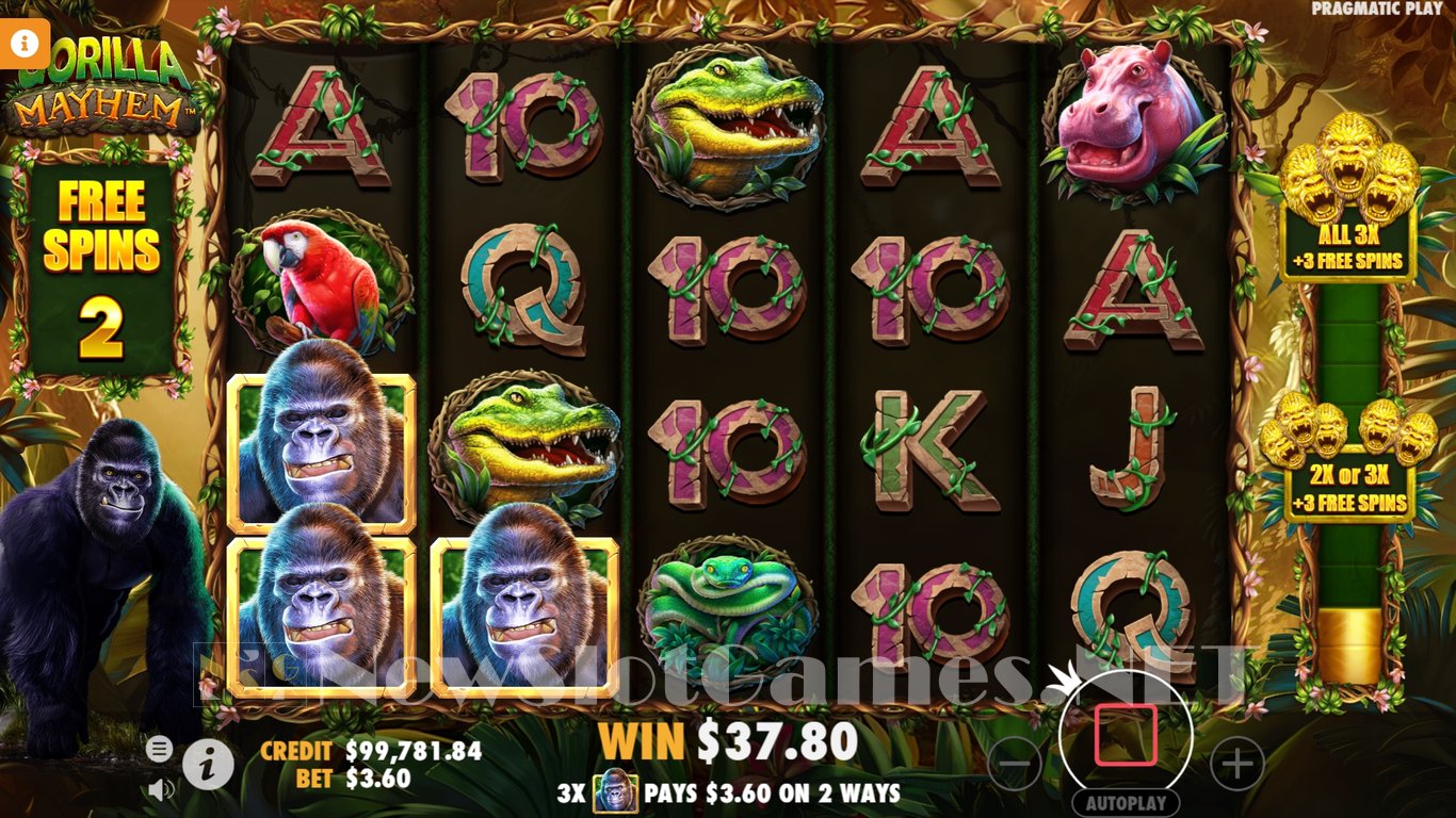Gorilla Mayhem Slot Slot Image in Demo - pic. 15