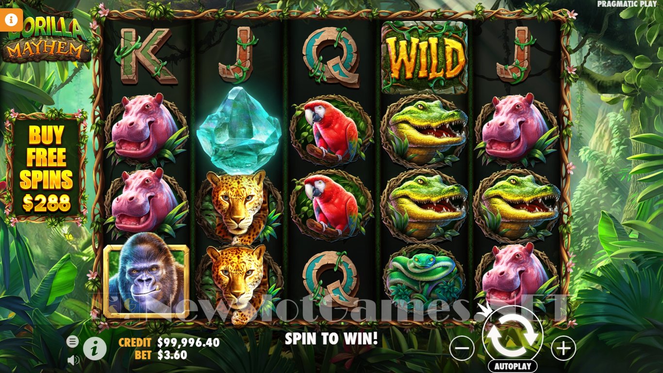Gorilla Mayhem Slot Slot Image in Demo - pic. 2