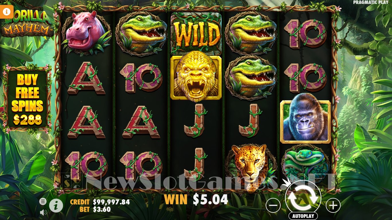 Gorilla Mayhem Slot Slot Image in Demo - pic. 3