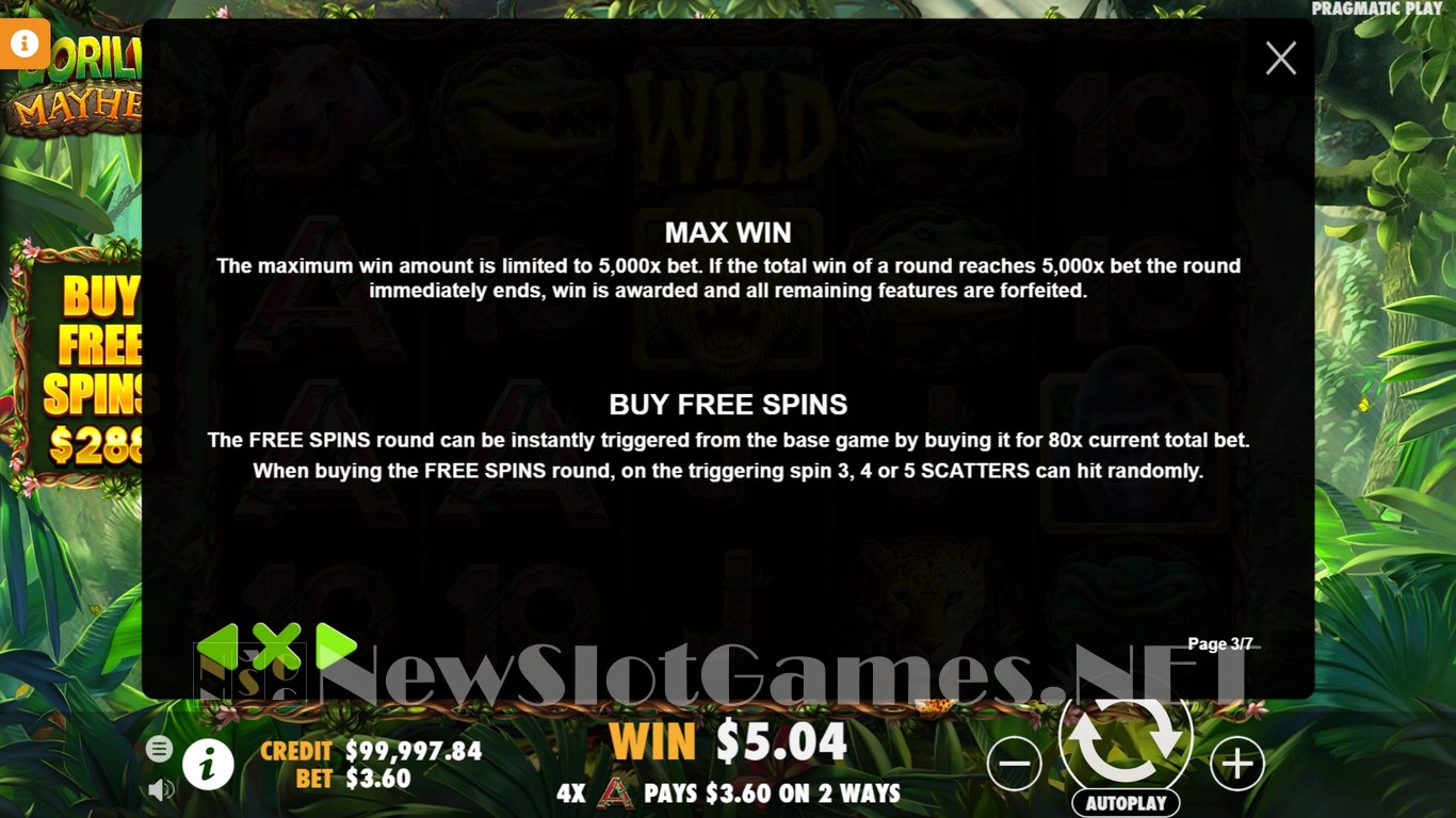 Gorilla Mayhem Slot Slot Image in Demo - pic. 6
