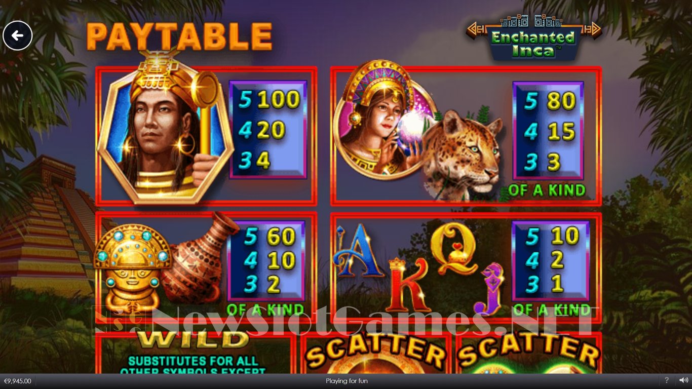 Grand Junction Enchanted Inca Slot Slot Image in Demo - pic. 3