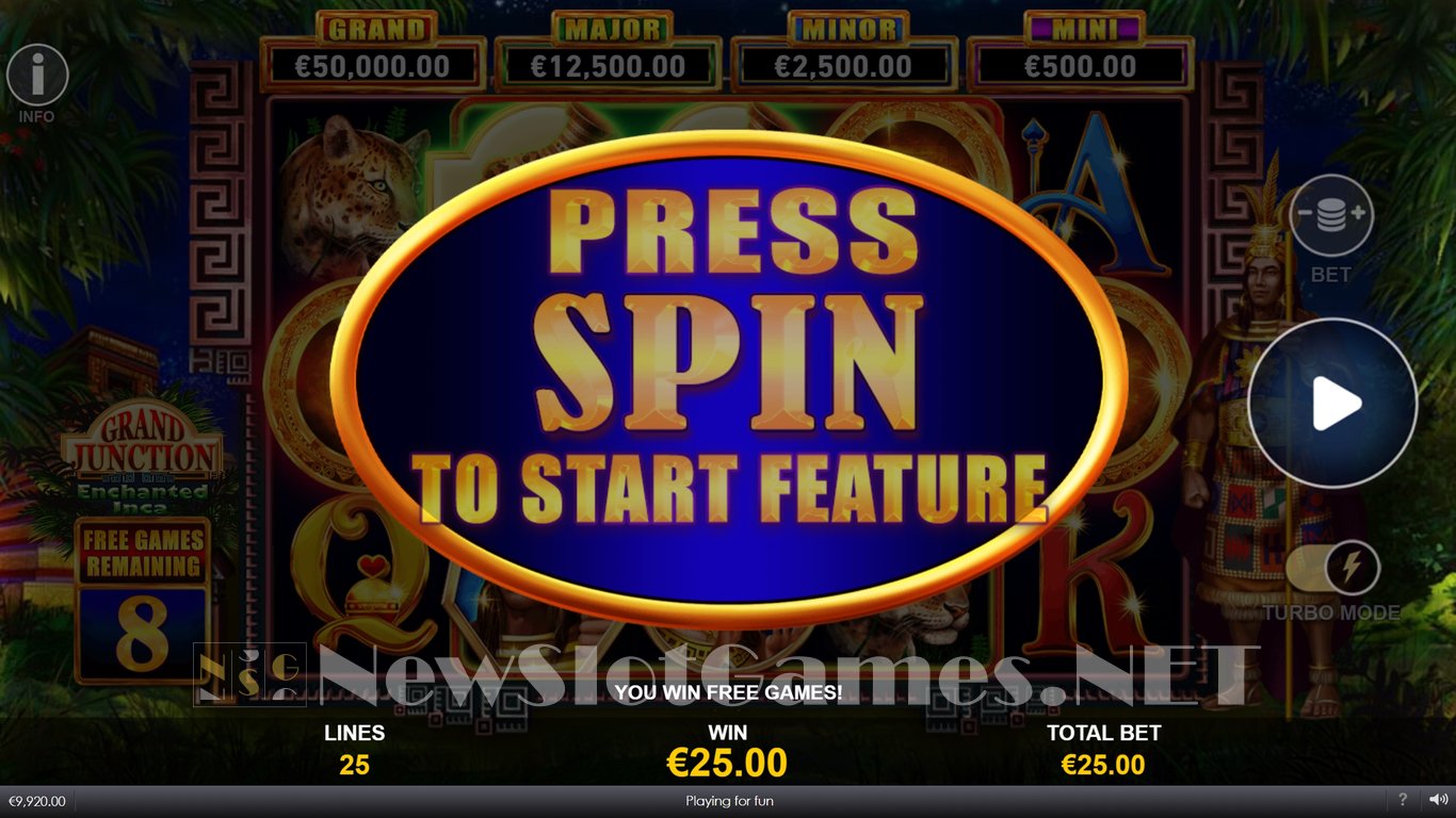 Grand Junction Enchanted Inca Slot Slot Image in Demo - pic. 6