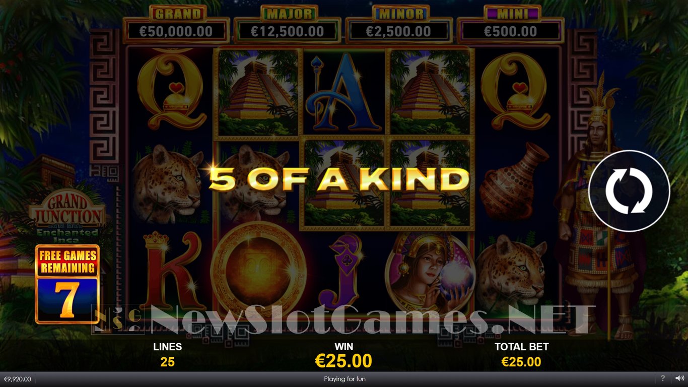 Grand Junction Enchanted Inca Slot Slot Image in Demo - pic. 8