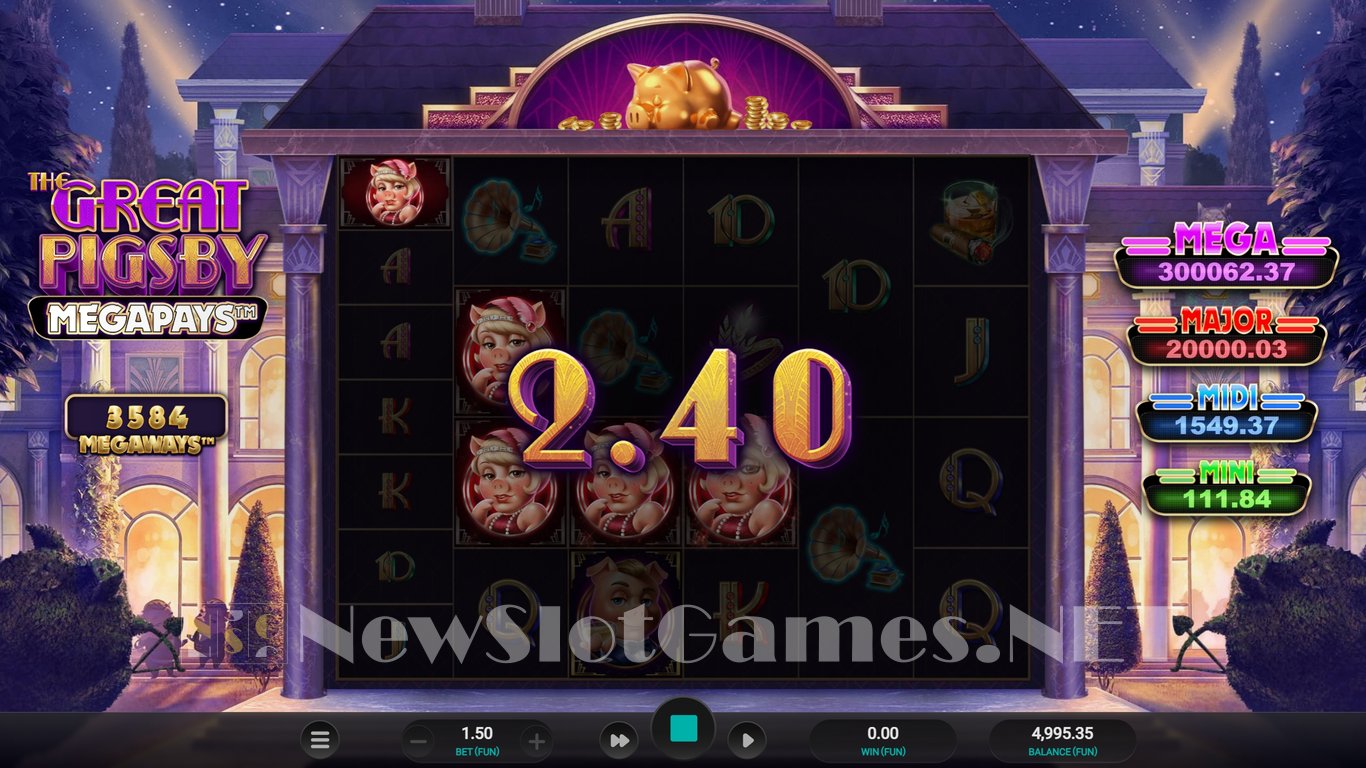 The Great Pigsby Megapays Slot Slot Image in Demo - pic. 3