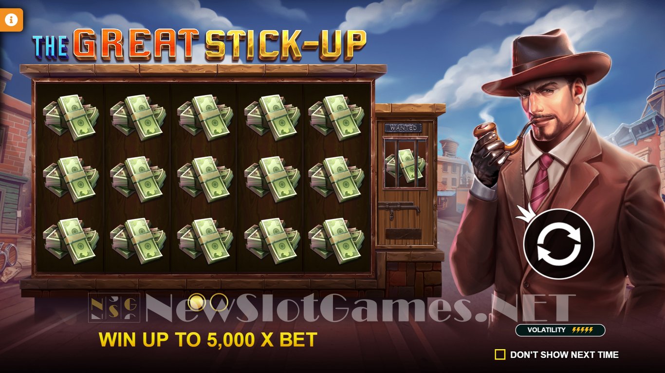 The Great Stick-Up Slot Demo Image