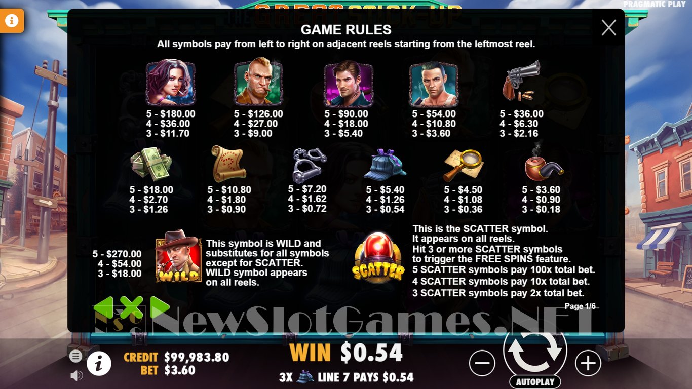 The Great Stick-Up Slot Slot Image in Demo - pic. 4