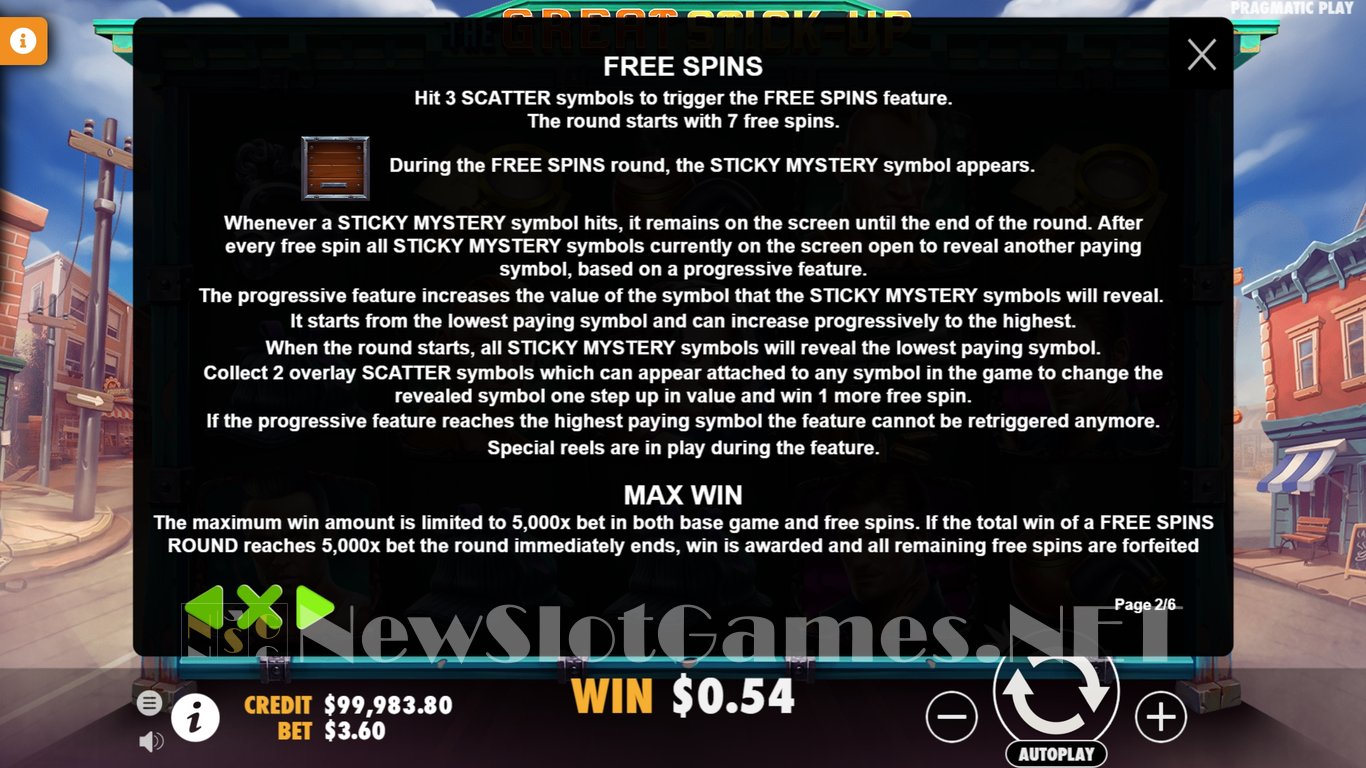 The Great Stick-Up Slot Slot Image in Demo - pic. 5