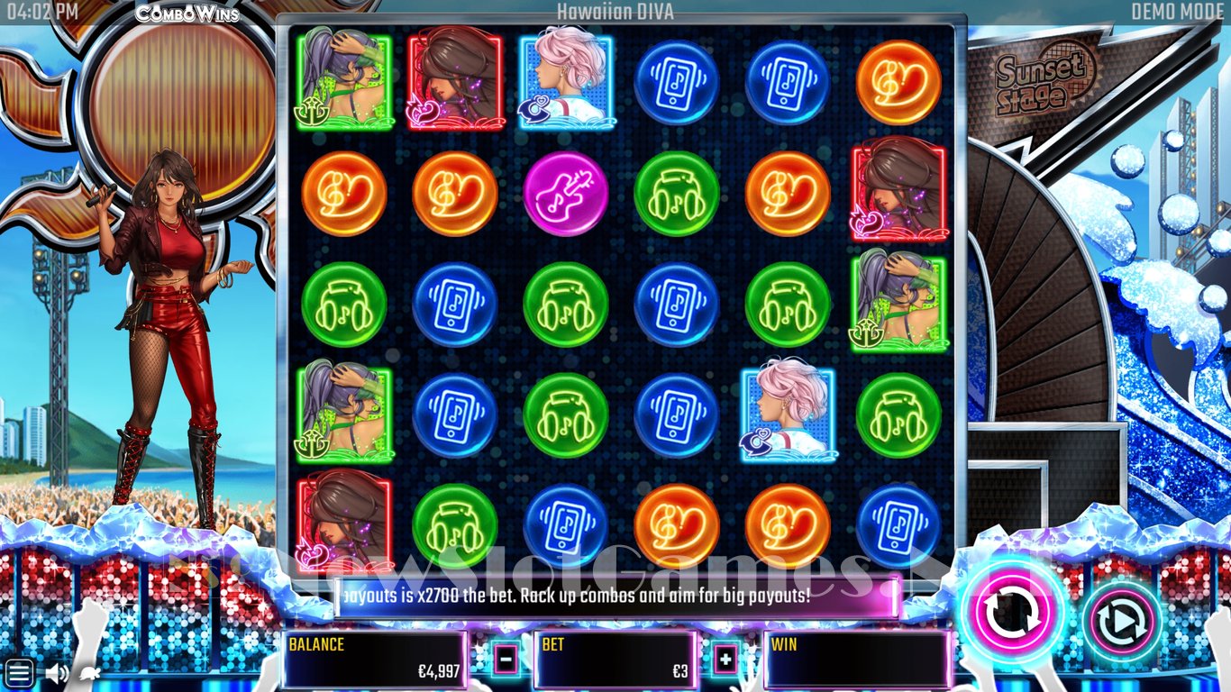 Hawaiian Diva Slot Slot Image in Demo - pic. 2