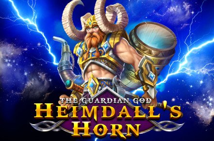 The Guardian God Heimdalls Horn Slot Logo