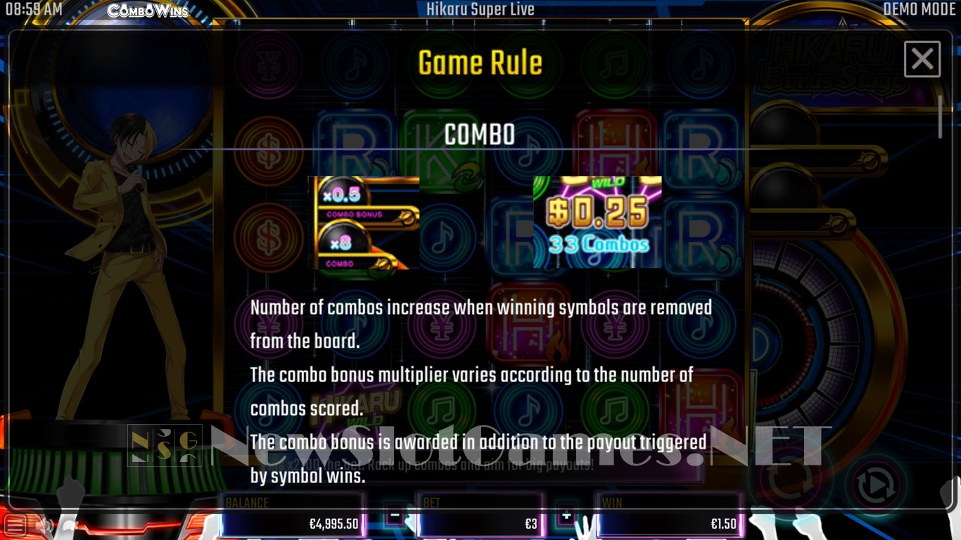 Hikaru Super Live Slot Slot Image in Demo - pic. 5