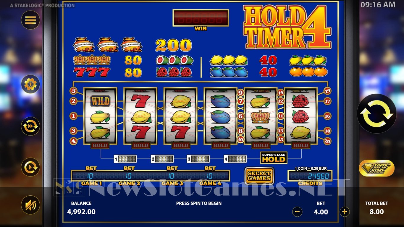 Hold4Timer  Slot Demo Image