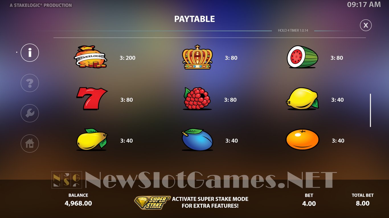 Hold4Timer  Slot Slot Image in Demo - pic. 4