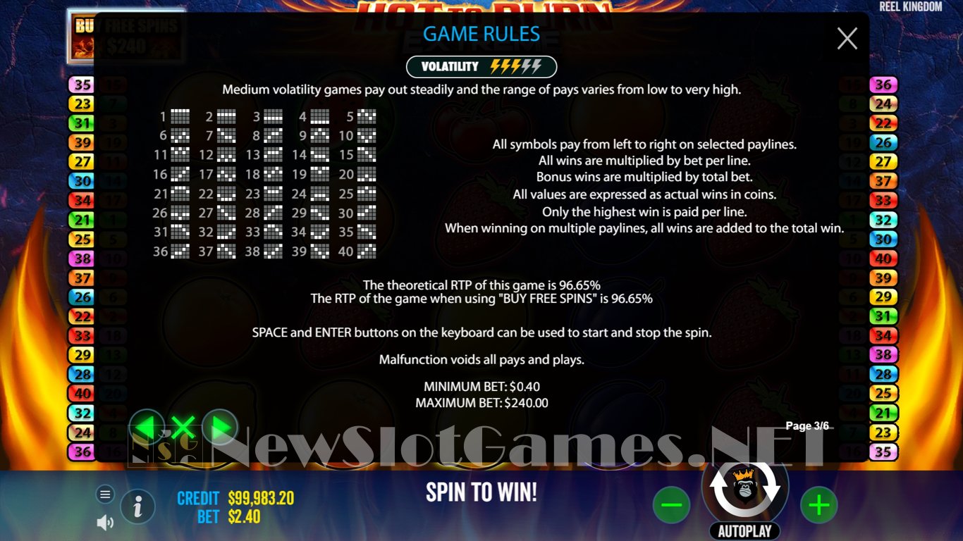 Hot to Burn Extreme Slot Slot Image in Demo - pic. 4