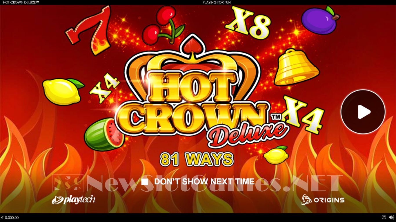 Hot Crown Deluxe Slot Demo Image