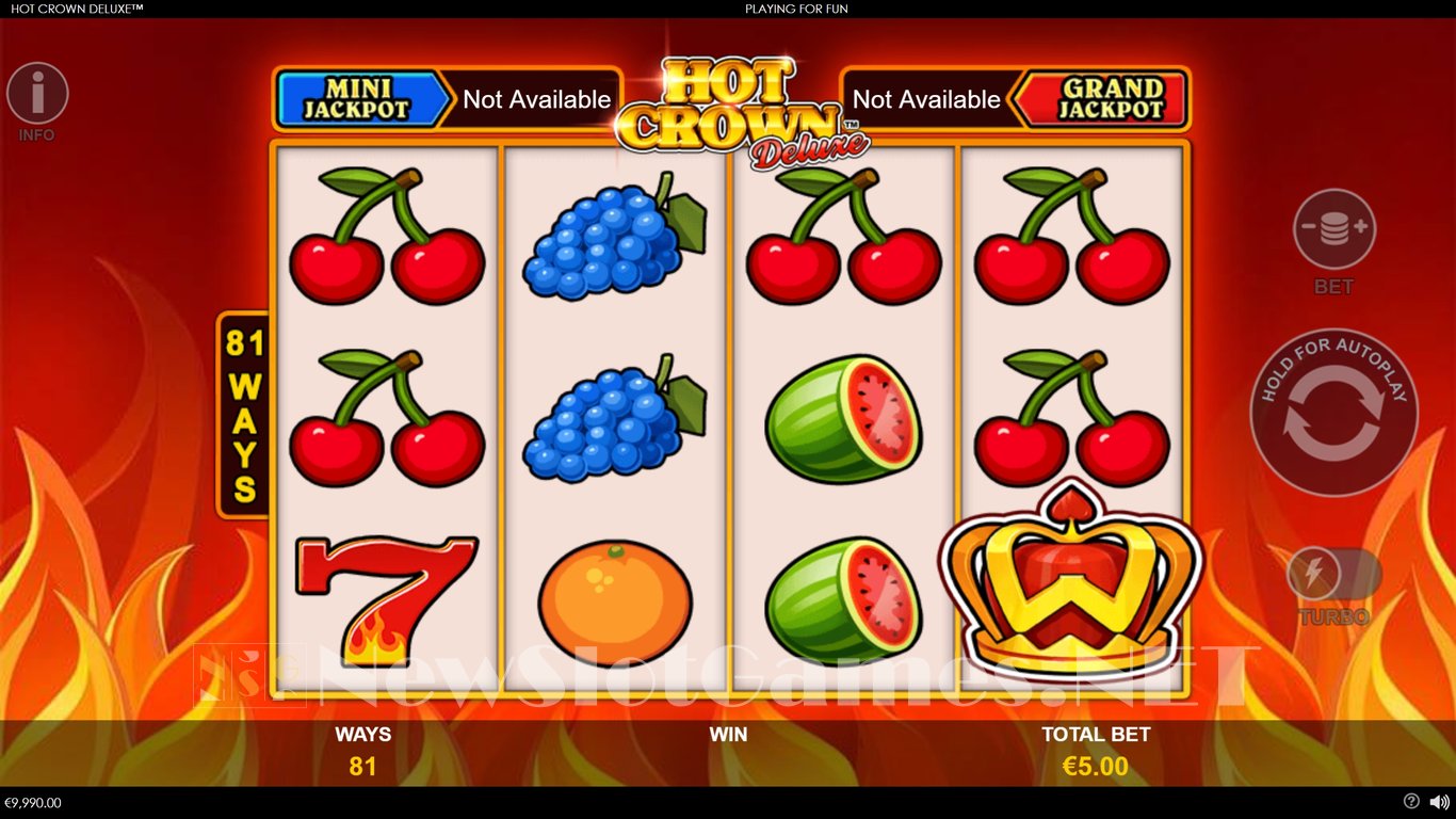 Hot Crown Deluxe Slot Slot Image in Demo - pic. 3
