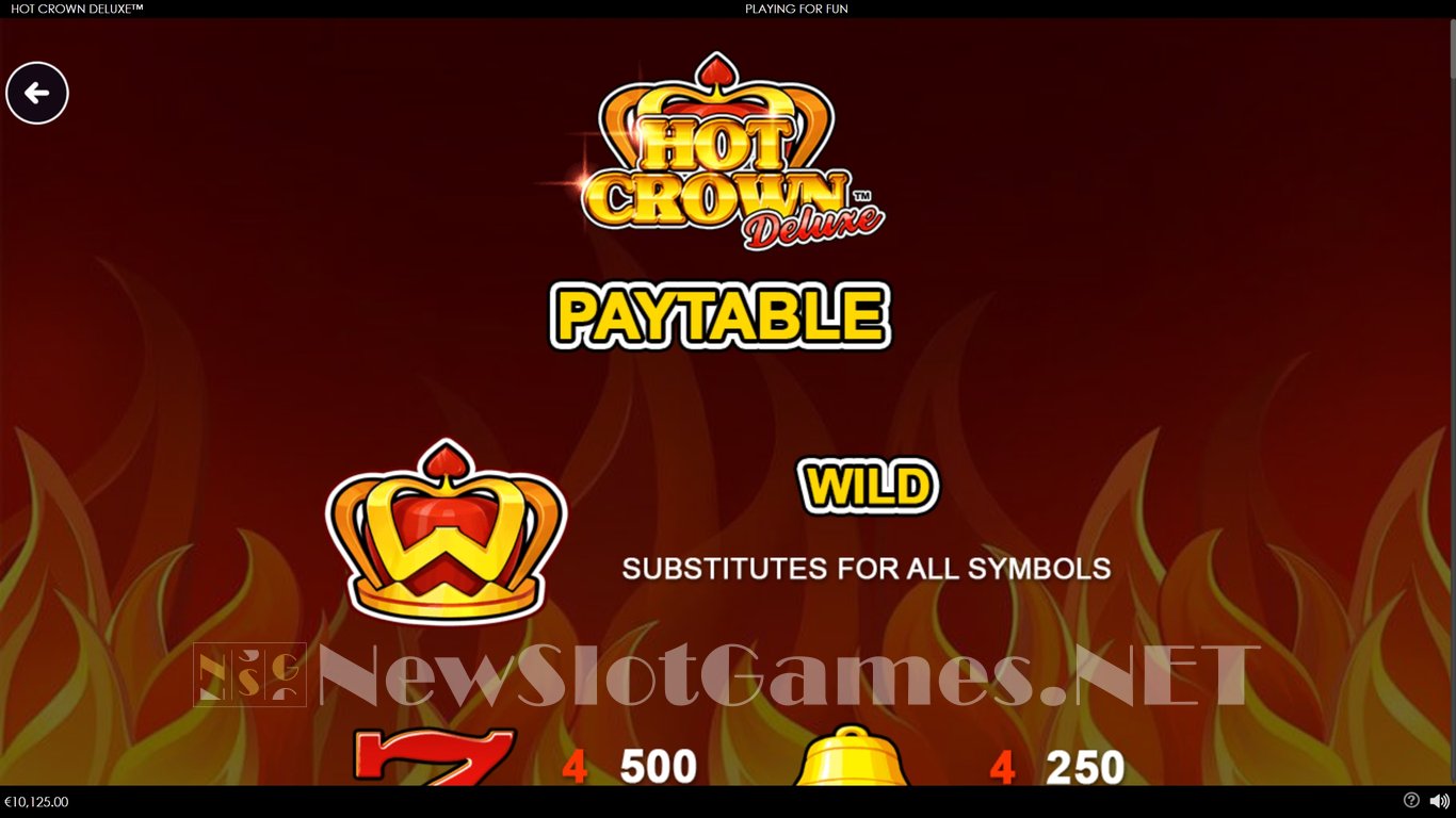 Hot Crown Deluxe Slot Slot Image in Demo - pic. 5
