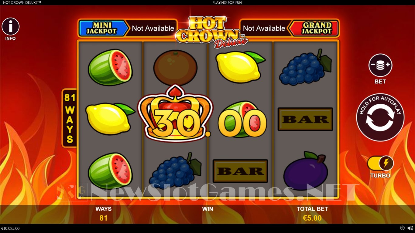 Hot Crown Deluxe Slot Slot Image in Demo - pic. 8