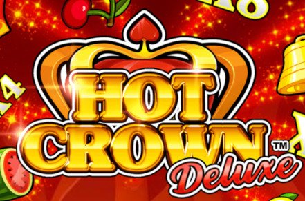 Hot Crown Deluxe Slot Logo