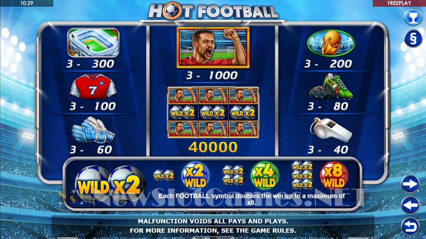 Hot Football Slot Slot Image in Demo - pic. 4