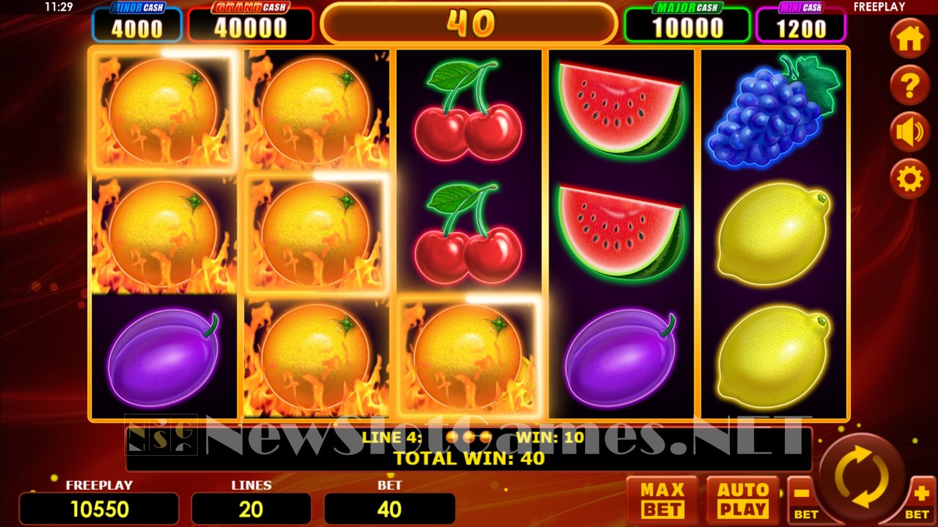 Hot Fruits 20 Cash Spins Slot Slot Image in Demo - pic. 10