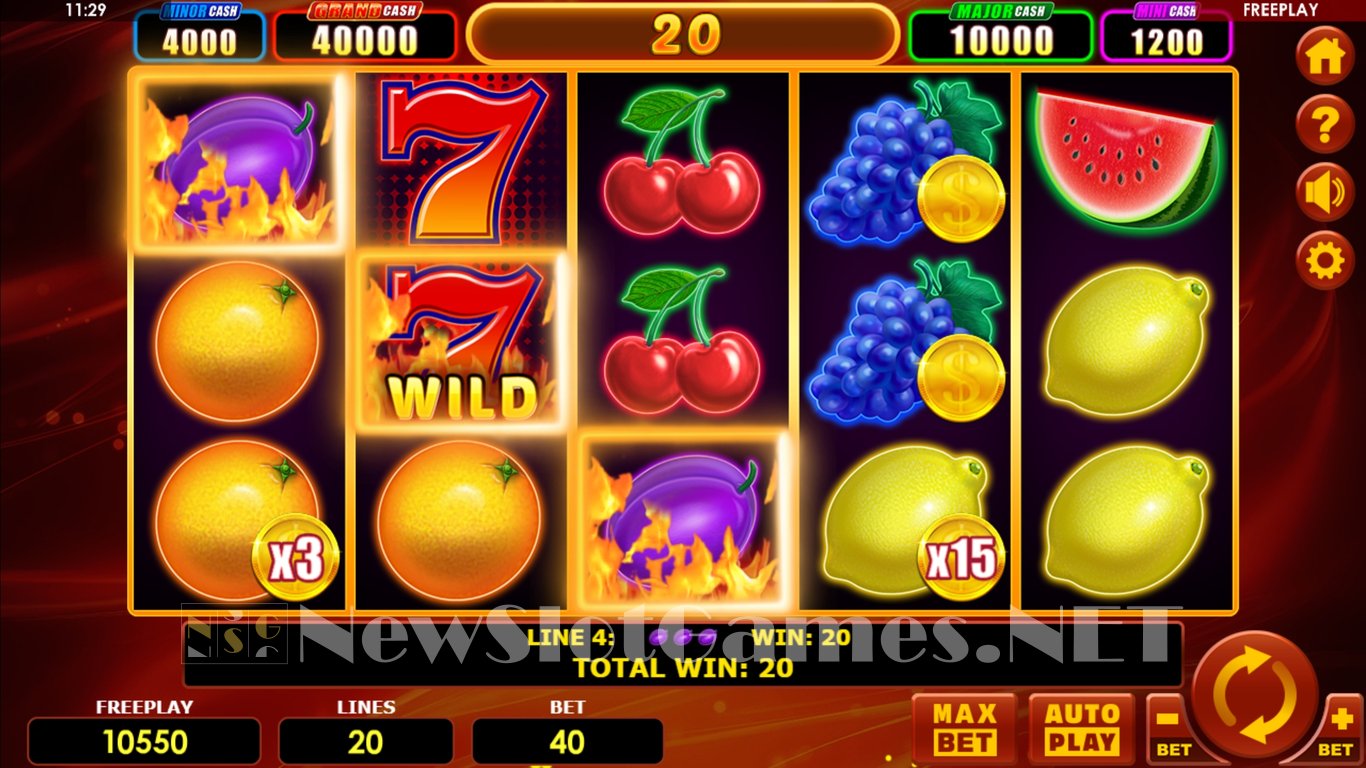 Hot Fruits 20 Cash Spins Slot Slot Image in Demo - pic. 11