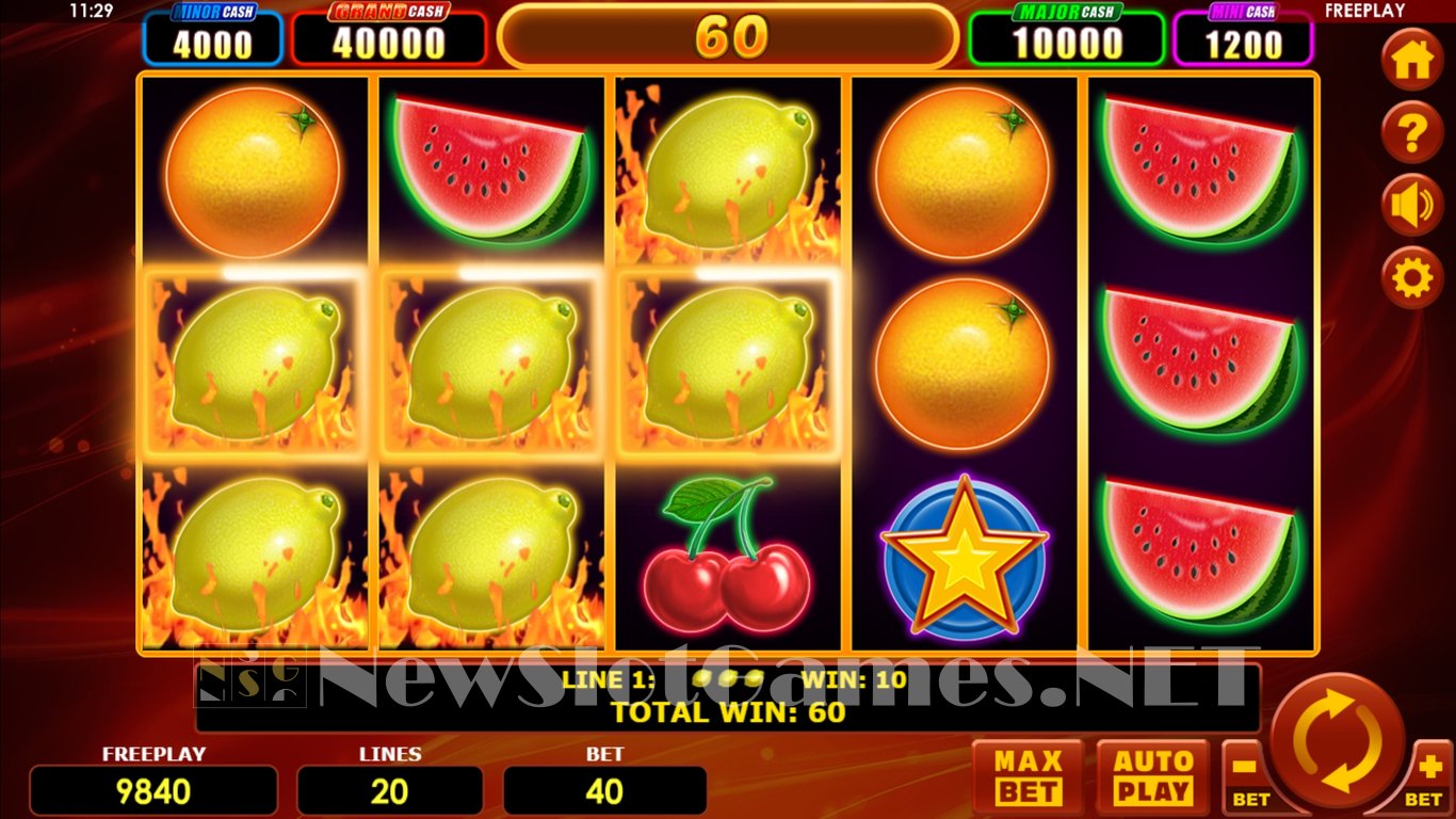 Hot Fruits 20 Cash Spins Slot Slot Image in Demo - pic. 3
