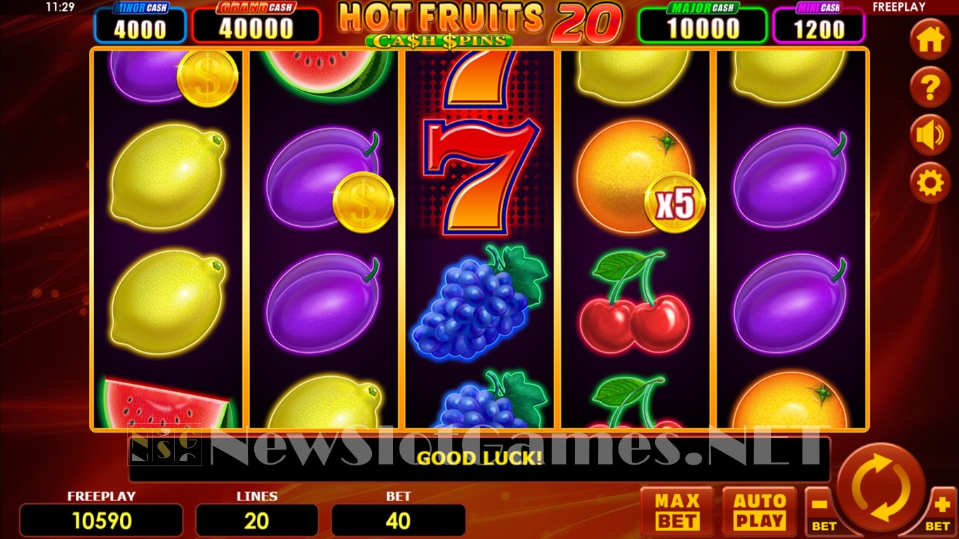 Hot Fruits 20 Cash Spins Slot Slot Image in Demo - pic. 9