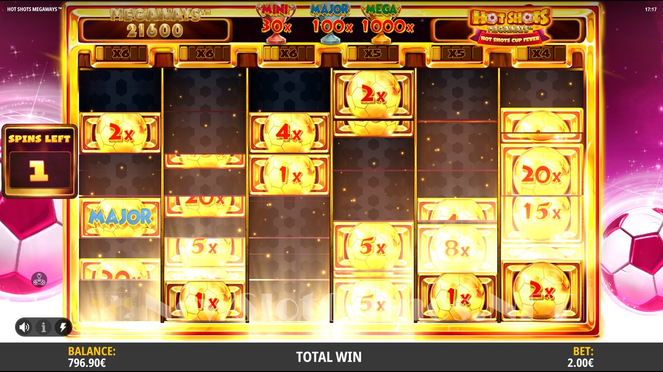 Hot Shots Megaways Slot Slot Image in Demo - pic. 14