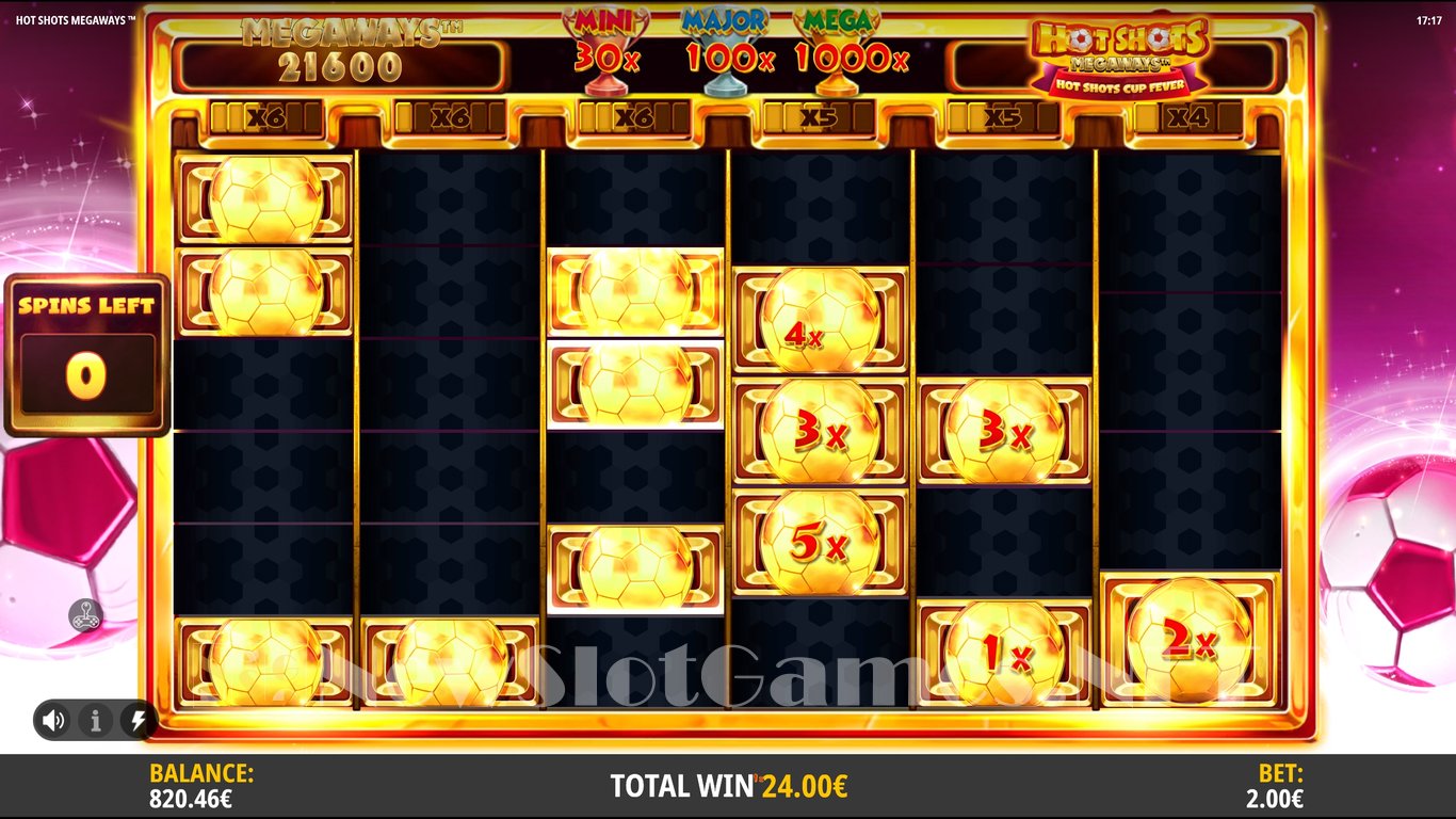 Hot Shots Megaways Slot Slot Image in Demo - pic. 15