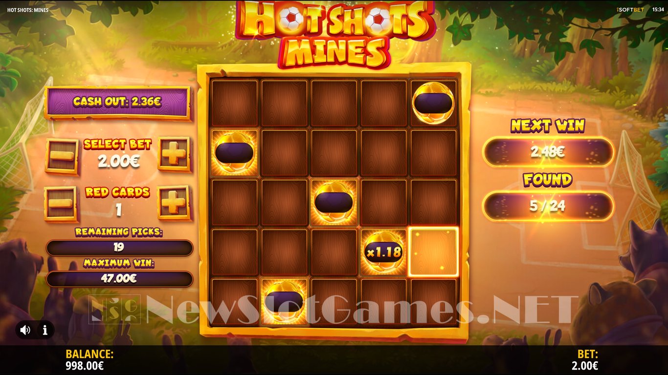 Hot Shots Mines Slot Slot Image in Demo - pic. 3