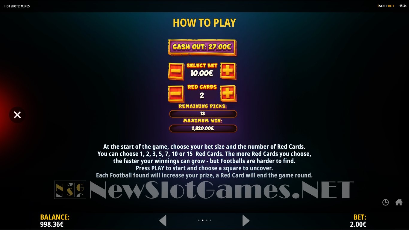 Hot Shots Mines Slot Slot Image in Demo - pic. 6