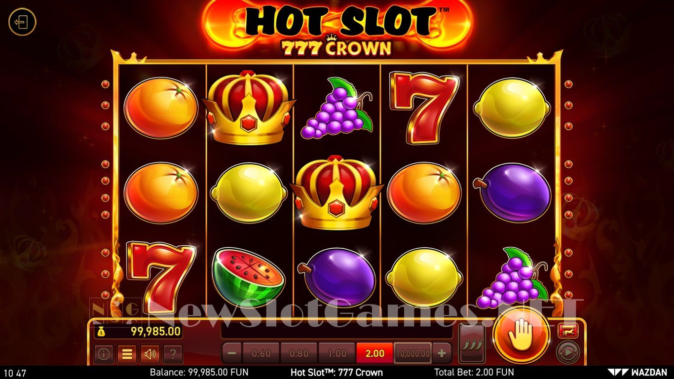 Hot Slot™ 777 Crown Slot Slot Image in Demo - pic. 11