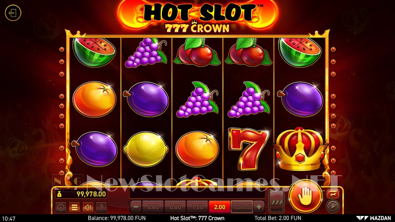 Hot Slot™ 777 Crown Slot Slot Image in Demo - pic. 12