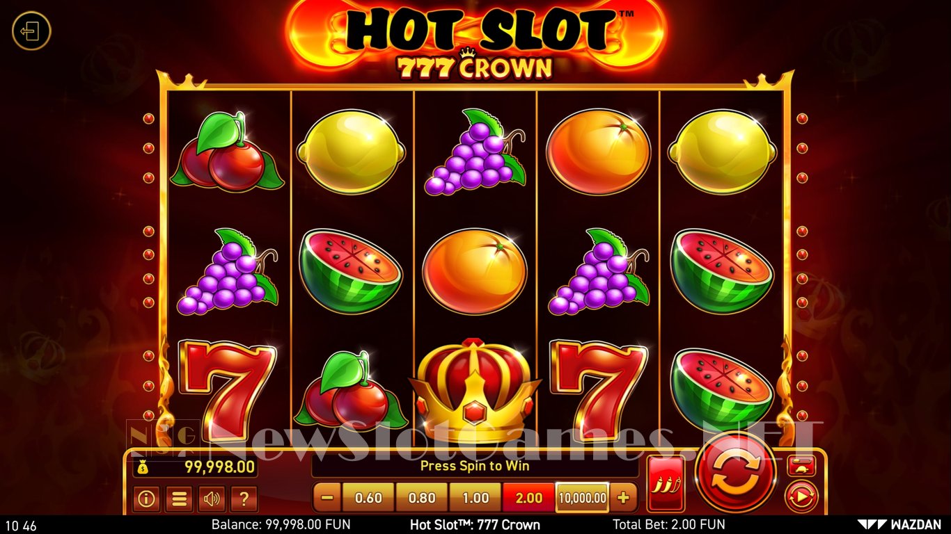 Hot Slot™ 777 Crown Slot Slot Image in Demo - pic. 2