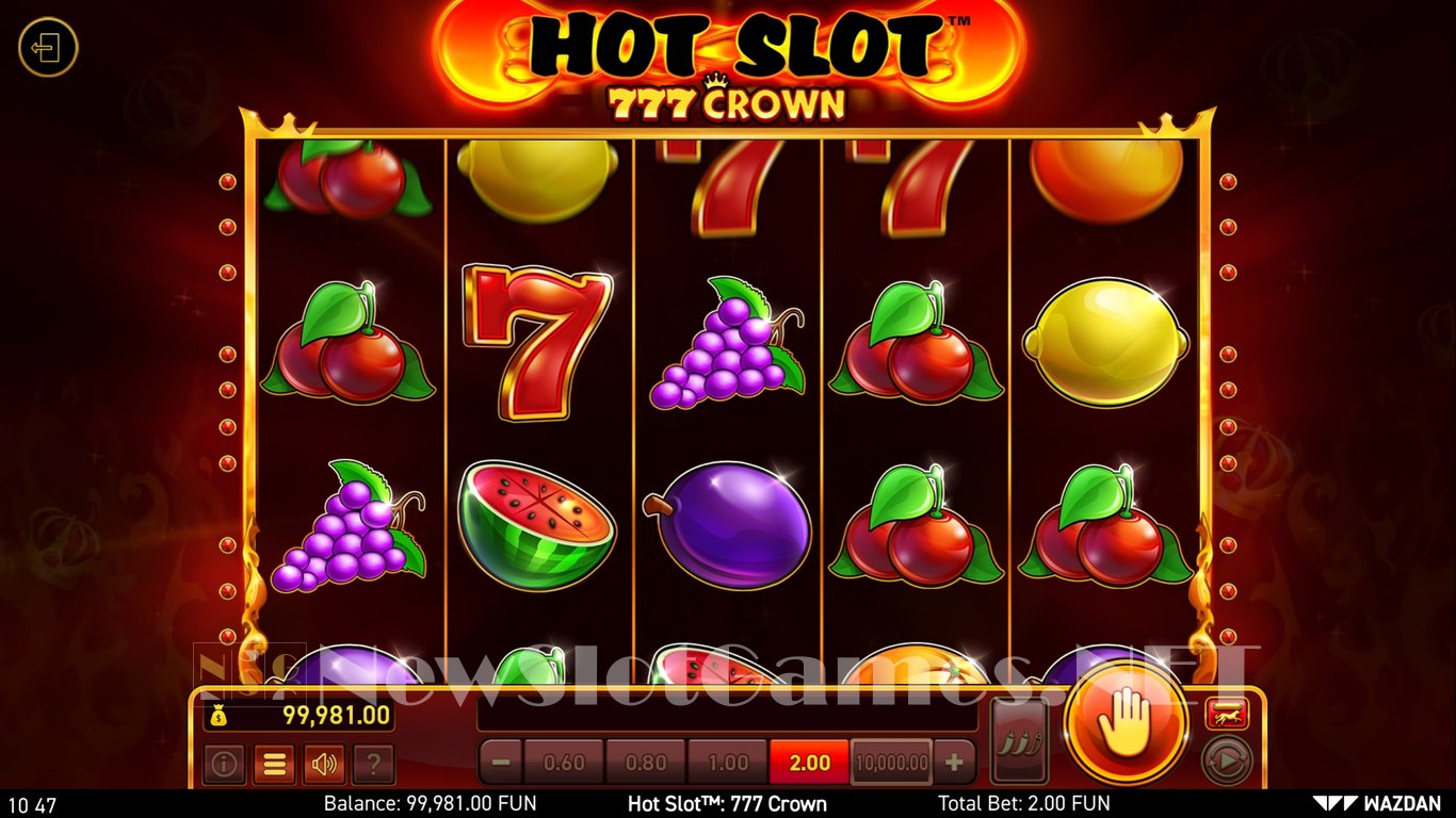 Hot Slot™ 777 Crown Slot Slot Image in Demo - pic. 8