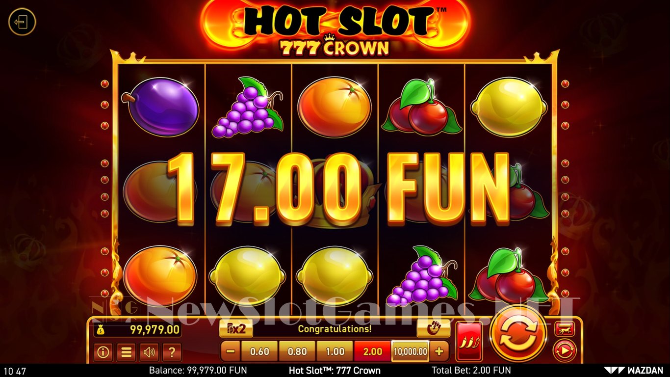 Hot Slot™ 777 Crown Slot Slot Image in Demo - pic. 9