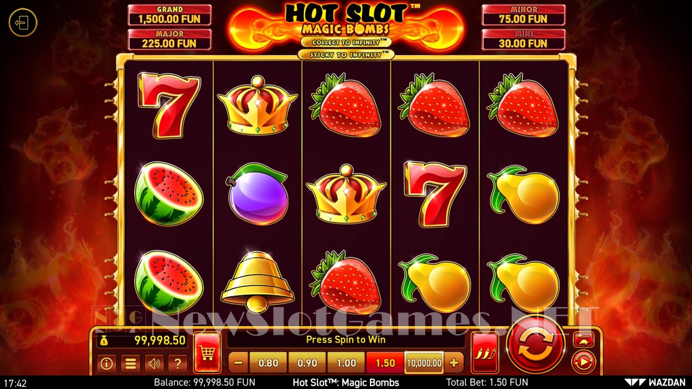 Hot Slot™ Magic Bombs Slot Slot Image in Demo - pic. 2