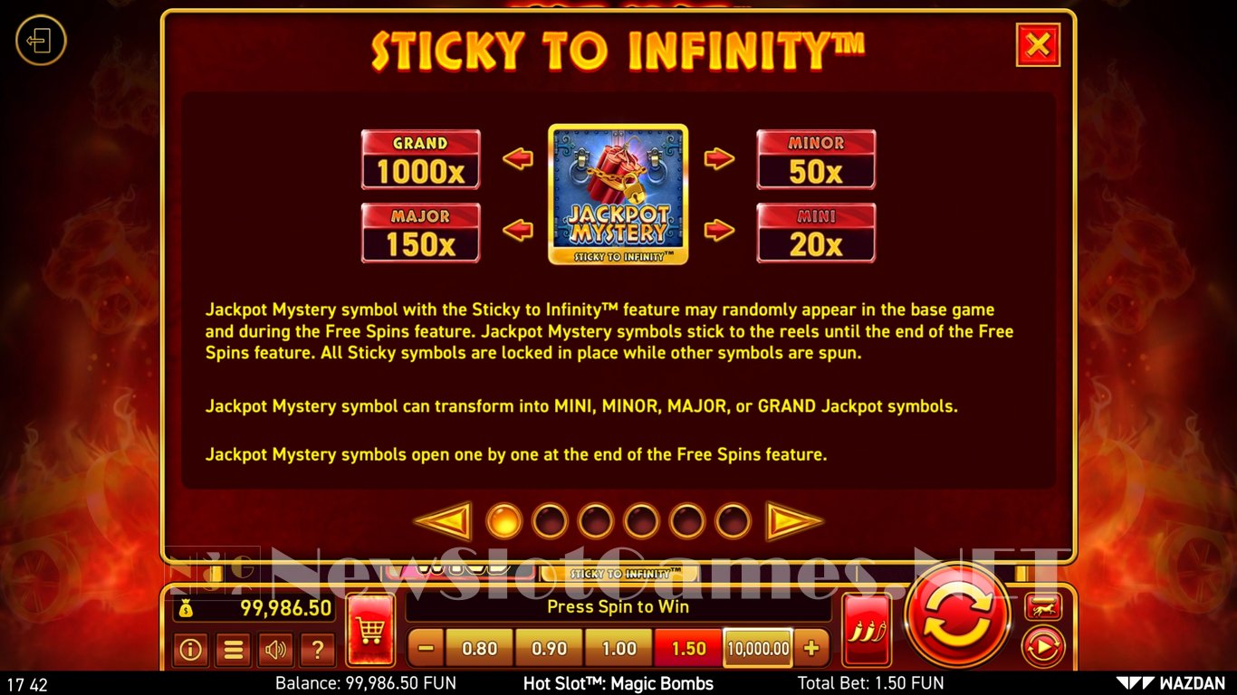 Hot Slot™ Magic Bombs Slot Slot Image in Demo - pic. 5