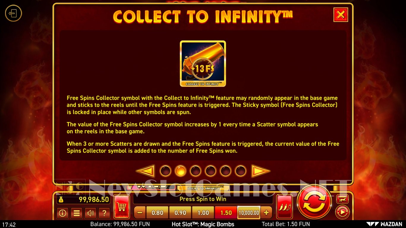 Hot Slot™ Magic Bombs Slot Slot Image in Demo - pic. 6