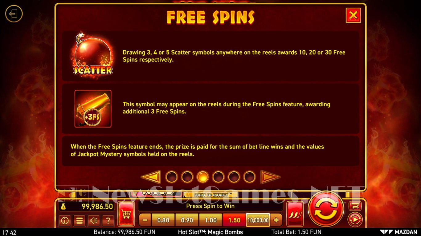 Hot Slot™ Magic Bombs Slot Slot Image in Demo - pic. 7