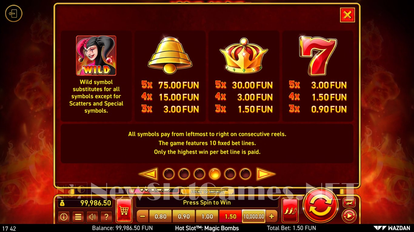 Hot Slot™ Magic Bombs Slot Slot Image in Demo - pic. 8