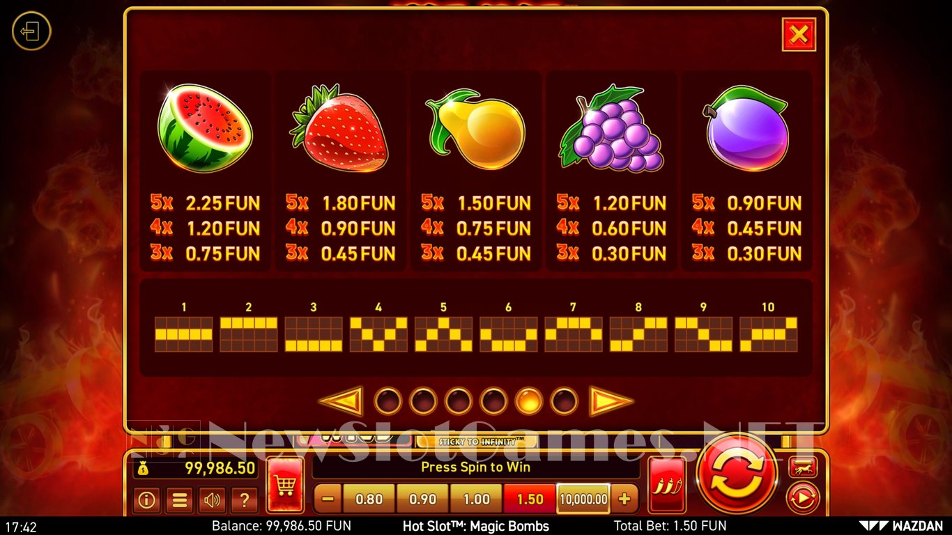 Hot Slot™ Magic Bombs Slot Slot Image in Demo - pic. 9
