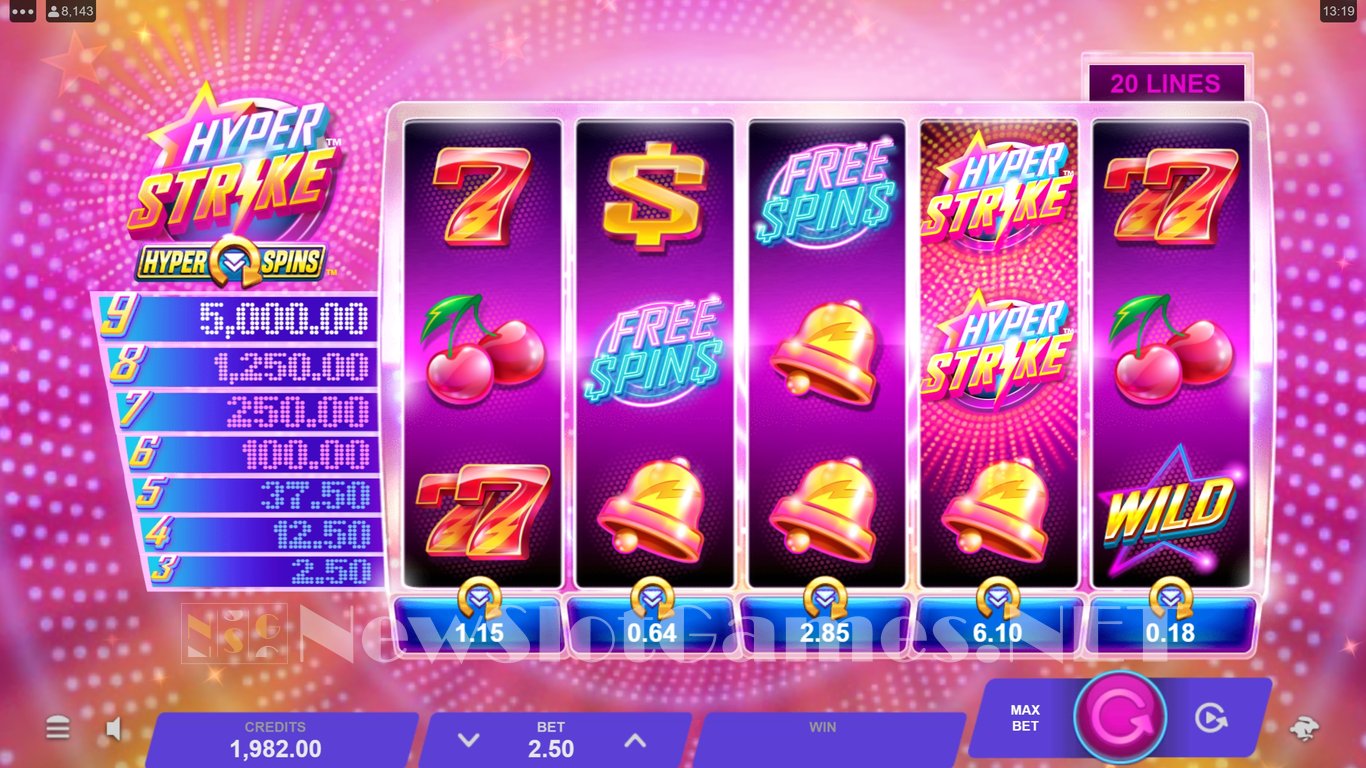 Hyper Strike HyperSpins Slot Slot Image in Demo - pic. 12