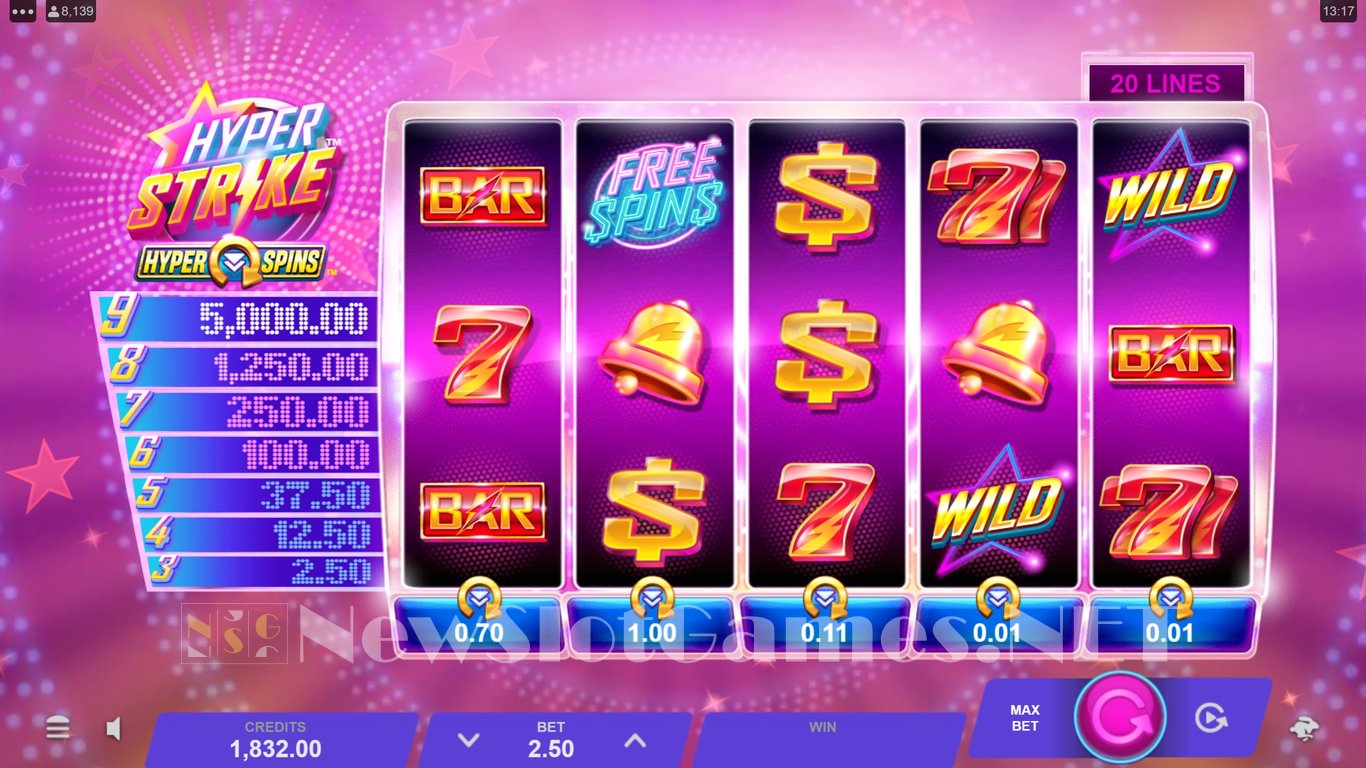 Hyper Strike HyperSpins Slot Slot Image in Demo - pic. 2