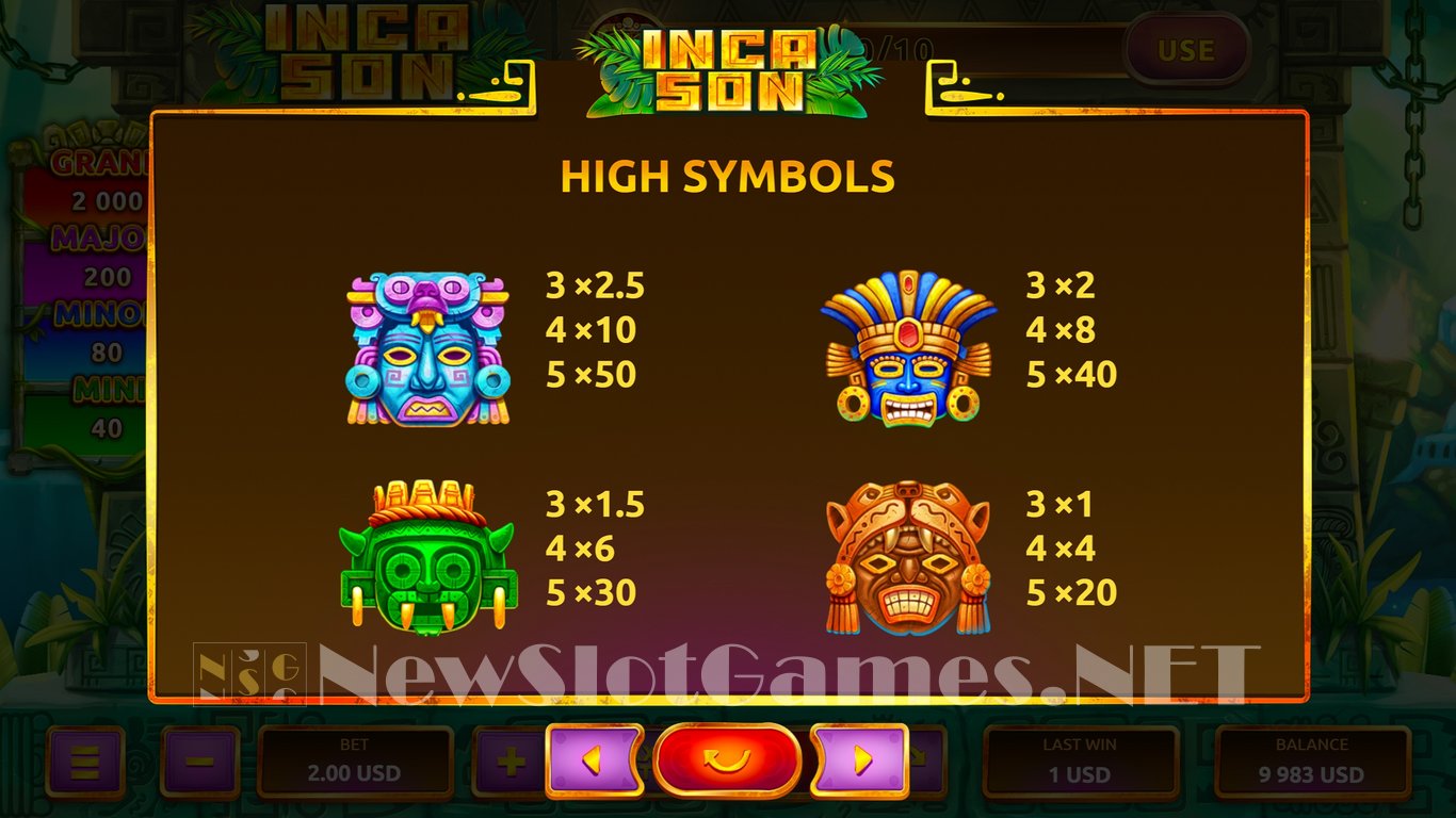 Inca Son Slot Slot Image in Demo - pic. 11