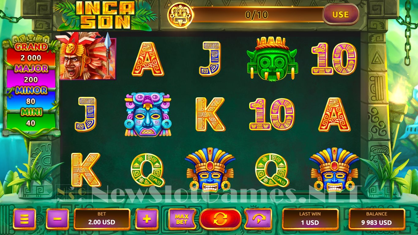 Inca Son Slot Review & Demo by Onlyplay - Play Free Online