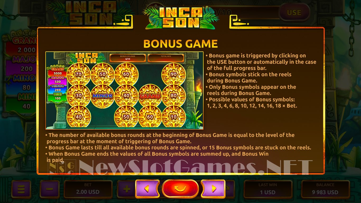 Inca Son Slot Slot Image in Demo - pic. 9