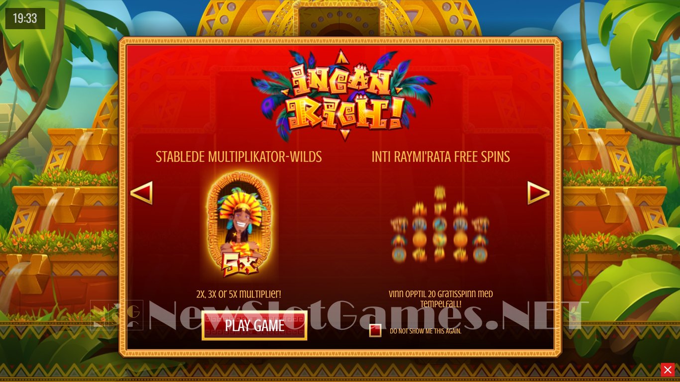 Inca Riches Slot Incan Rich Slot Review & Demo by Rival Gaming - Play Free Online