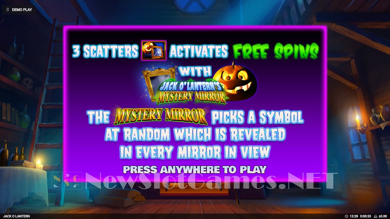 Jack oLanterns Mystery Mirror Slot Demo Image