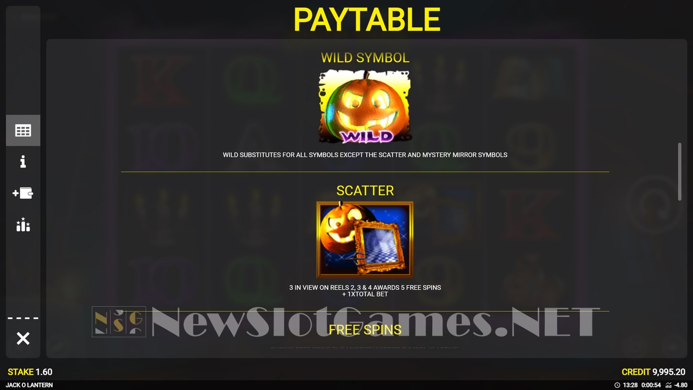 Jack oLanterns Mystery Mirror Slot Slot Image in Demo - pic. 5